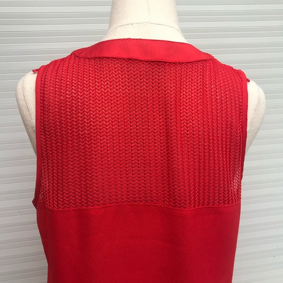 Target size 10 Red Blouse Top Smart Casual Work - Picture 5 of 7